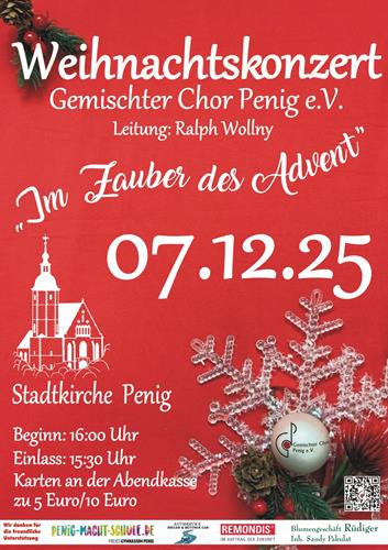 Weihnachtskonzert Penig 2025
